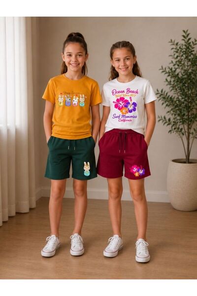 cm buseyiz Busekids Girls' Summer Collection 2-Piece Set
