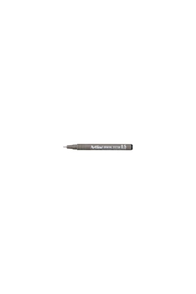 artline قلم رسم أسود 0.5 ملم، نظام رسم 235، مقاوم للماء، لون أسود، عبوة من 12...