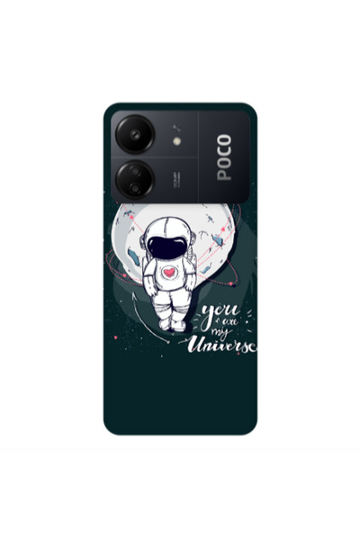 Other Xiaomi Poco C65 You are my universe Transparent Silicone TPU Θήκη