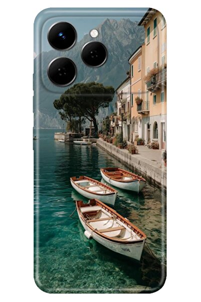 TECNO Spark 40 4G Kılıf Pantalla Temalı Desenli Darbe Emici Silikon