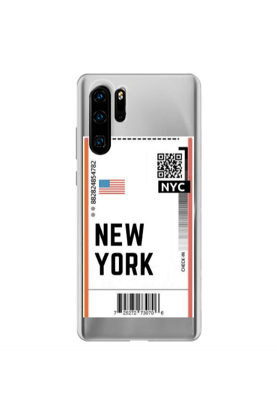 Other Huawei P30 Pro New York NYC Transparent Silicone TPU Θήκη