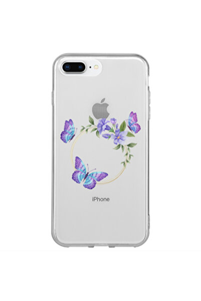 Other Apple iPhone 7 Plus Butterfly on the ring Transparent Silicone TPU Θήκη