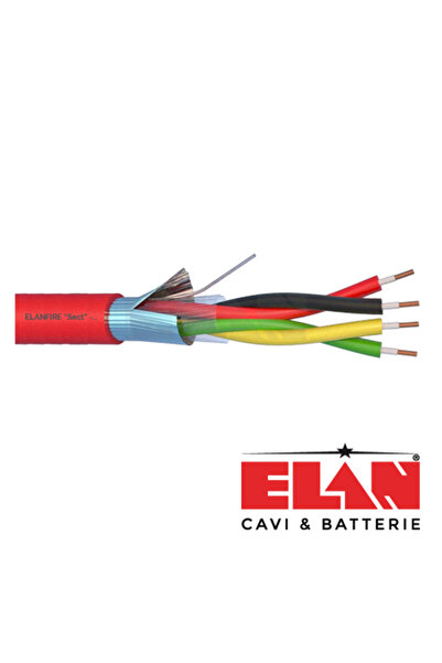 ELAN Fire alarm cable E120 - 2x2x0.8mm, 100m ELN120-2x2x08