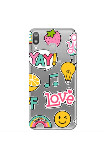 Other Samsung M20 Cute desing Transparent Silicone TPU Θήκη