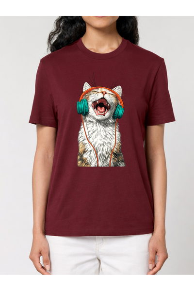 Cu Pisici Tricou din bumbac organic Premium-Meow Vibes, Unisex