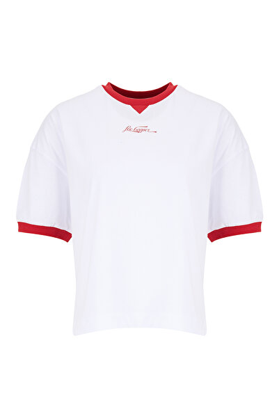 Lee Cooper Beyaz Kadın Baskılı T-Shirt 262 LCF 242010 BRIANA BEYAZ