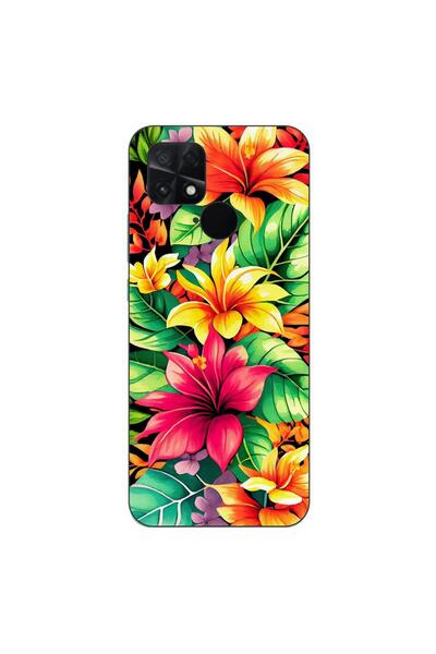 OEM Case compatible with Xiaomi Poco C40 Silicone Gel Tpu Lily Pattern