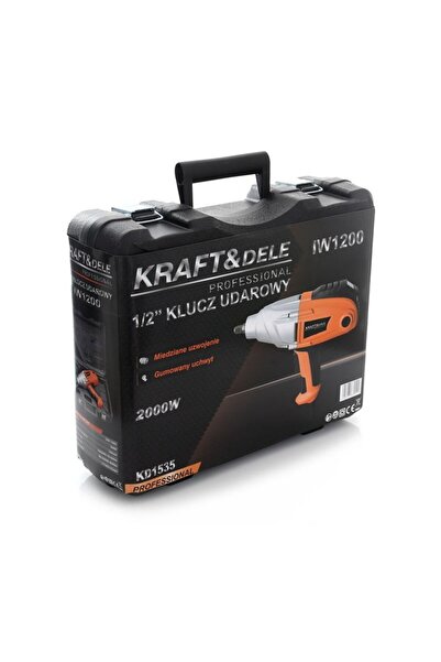 Kraft&dele Cheie de impact reglabilă, 2000W 800Nm LCD, KD1535,
