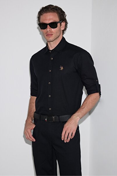 U.S. Polo Assn. Erkek Regular Fit Taş Kanvas / Chino Pantolon 50322308-VR046