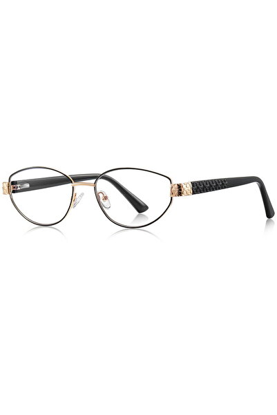 Vintage Eveline black/gold PC protection glasses for women