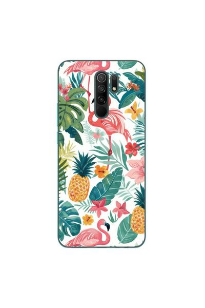 OEM Case compatible with Xiaomi Redmi 9 Silicone Gel Tpu Tropical Pattern