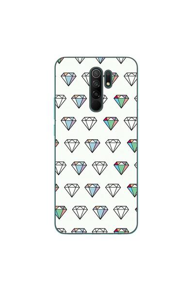 OEM Case compatible with Xiaomi Redmi 9 Silicone Gel Tpu Model Diamonds Patte...