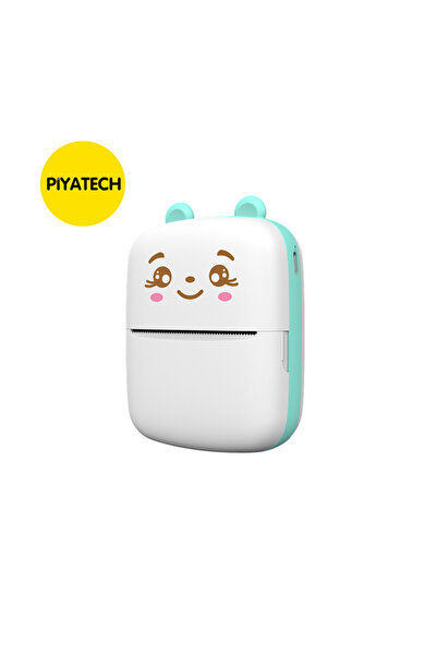 PİYATECH Mini Taşınabilir Termal Yazıcı – Eğlenceli, Pratik ve Mürekkepsiz Ba...