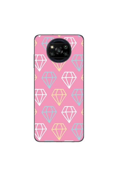 OEM Husa compatibila cu Xiaomi Poco X3 Pro Silicon Gel Tpu Model Diamond Patt...