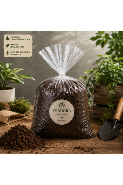 VerdoraGarden Verdora Garden Doğal Torf 2 Kg