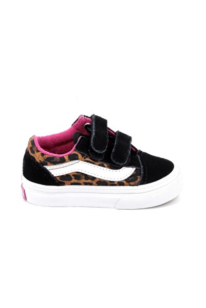 Vans Παιδικό Χαμηλό Casual για Κορίτσι Old Skool V Χρώματος Μαύρο VN0009RCBOQ1