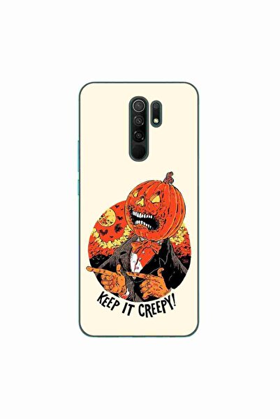 OEM Case compatible with Xiaomi Redmi 9 Silicone Gel Tpu Pattern Halloween Ke...
