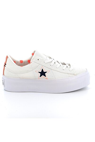 All Star Πάνινο Casual για Κορίτσι Converse One Star Platform Ox Χρώματος Λευ...