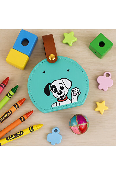 X Design Hand-Painted Jewelry Pouch – Puppy Design