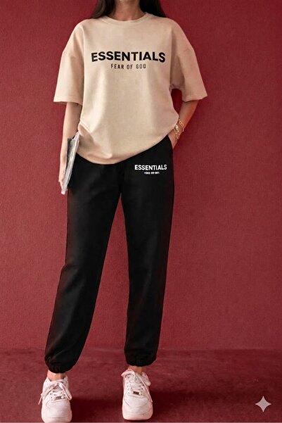 SILATU Essentials Printed Tracksuit T-Shirt Set