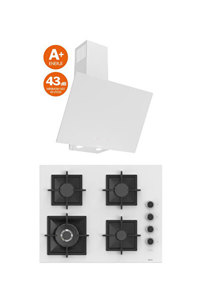 Ferre MEGA SERİSİ 2'Lİ ANKASTRE SET OCAK+DAVLUMBAZ (D078-SA-SC406)