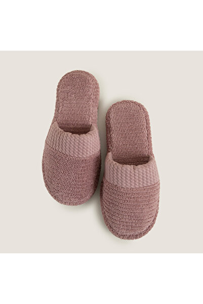 Chakra Eva Cotton 100% Cotton Unisex Slippers Ashy Rose