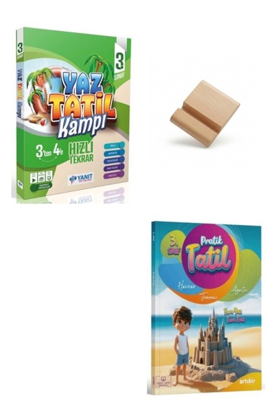 Fenomen Yayıncılık Yanıt 3'den 4'e Tatil Kitabı ve Yaz Tatil Kampı + Telefon ...
