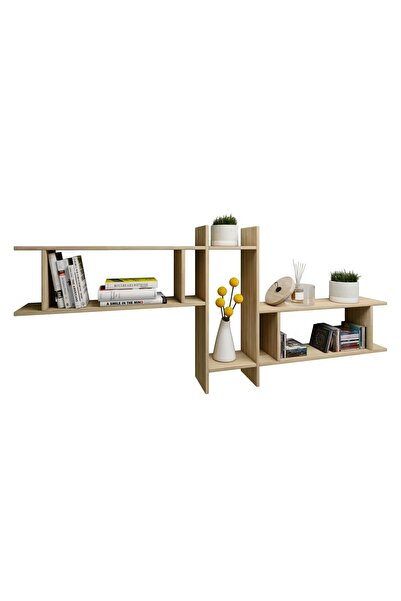 OEM Sirola Maxi set 3 rafturi de perete 188x80x20 cm, PAL acoperit, decor ste...