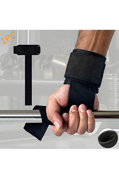 Choice1 BLACK-1PC Weight Lifting Straps 1Pc/2Pcs Wrist Straps Gym for Dumbbel...