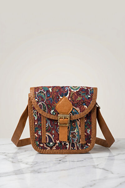 Eva Çanta Etnik Desenli Bohem Askılı Çanta - Kilim Desenli Vintage Görünümlü ...