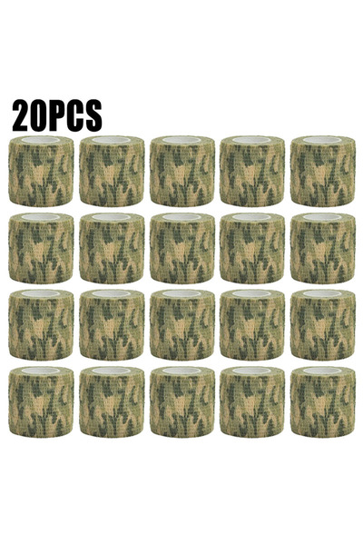 Choice6 2.5cmX4.8m 20 PCS 10/20 pcs grassland Elastic Outdoor Hunting Camoufl...