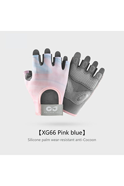 Choice29 S Upgrade Blue-Pink GTUBIKE 1 Pair New Cycling Gloves Workout Gym Gl...