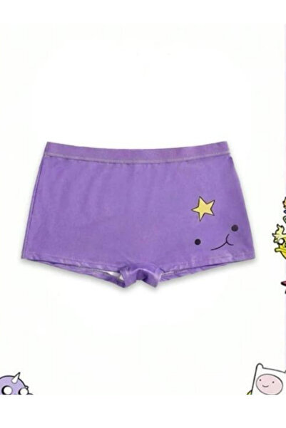 İsra Ayyıldız Moonstar Collection Sarı Adventure Time Jack Y2K Mini Şort