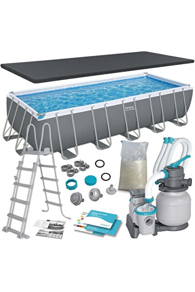 BESTWAY Piscină de grădină cu cadru 640 x 274 x 132 cm 12-în-1 5612B