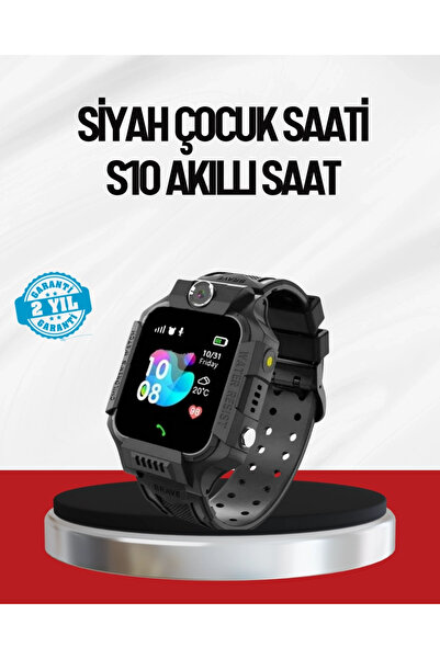 ARMÜZ S10 Smart Children's Watch Black Model Two-Way Talk and Sos