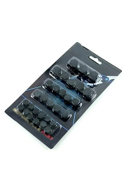 Choice6 Black 1Set 30Pcs Motorcycle Modification Head Cover Accessories Screw...