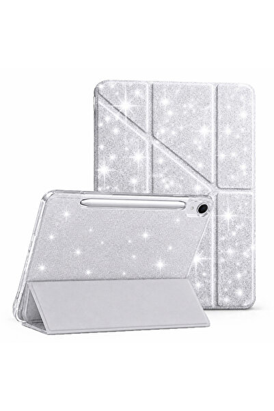 UnDePlus Samsung Galaxy Tab S10 Lite FE/S10/S9 FE/S9 Kılıf Simli Kalem Bölmel...