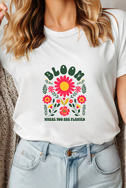 Sarah's Boutique Women's T-shirt – 100% cotton – Bloom Planted