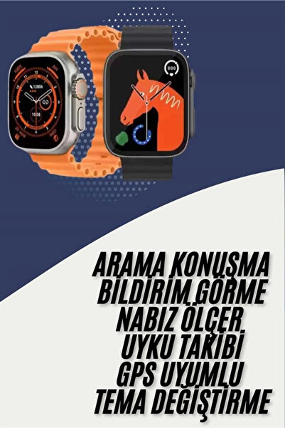 ARMÜZ Akıllı Saat Kordon Hediyeli Güçlü Batarya Kapasiteli Titreşimli Bildiri...