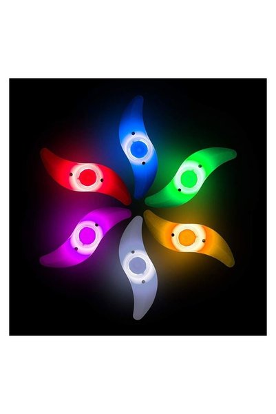 OEM Set Lumini/LED pentru Bicicletă, Multicolor, Vizibilitate și Siguranță pe Timp de Noapte, 12.5cm