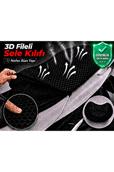 Vi Caro Motolx Africa Wolf navlaka za sedište motocikla 3D mrežasta navlaka z...
