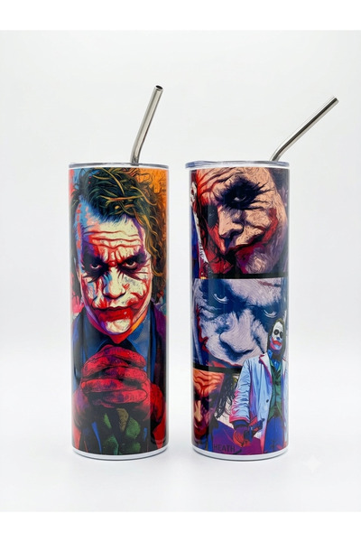 HOLOL Thermal Insulated Mug with Joker Design Multi Tumbler Cup Joker 600Ml600Ml