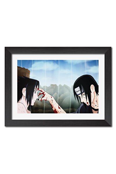ALAYRA International Alayra Itachi and Sasuke Uchiha Poster Naruto Anime Post...