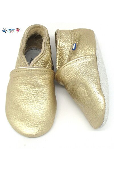 Stabifoot Incaltari bebelusi piele Babysoft gold – marimi 0-24 luni