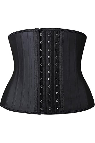 ANGOOL Corset Modelator TWINS FLAME, Waist Trainer pentru Talie Subțire, Negru