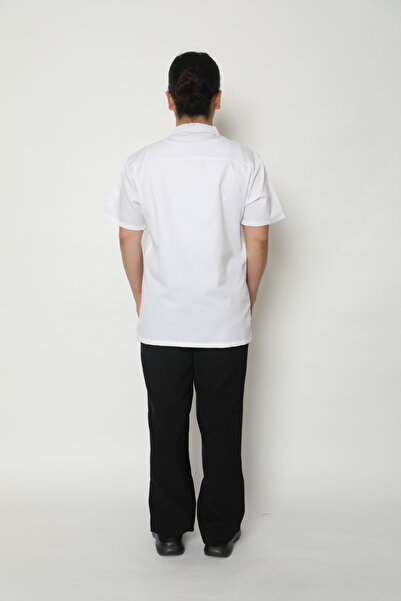 OEMS زي عامله منزلية للطبخ (أكمام قصيرة) - XL