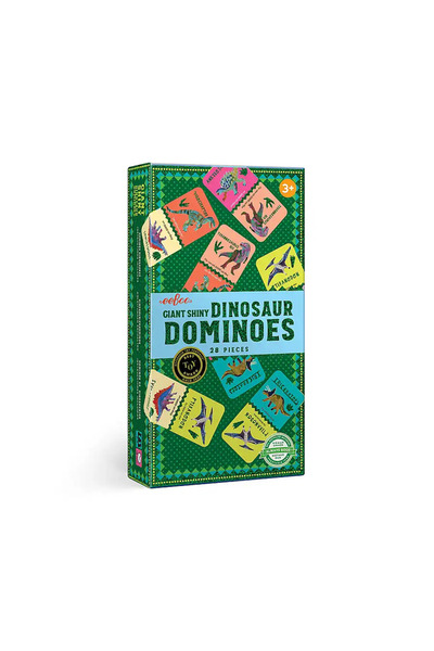 Eeboo Shiny Domino Game - Dinosaurs