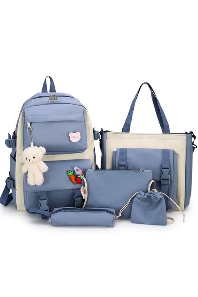 GGEROU 5 Pcs Backpack Set,Kids Backpacks,School Bag for Kids,Back to School B...