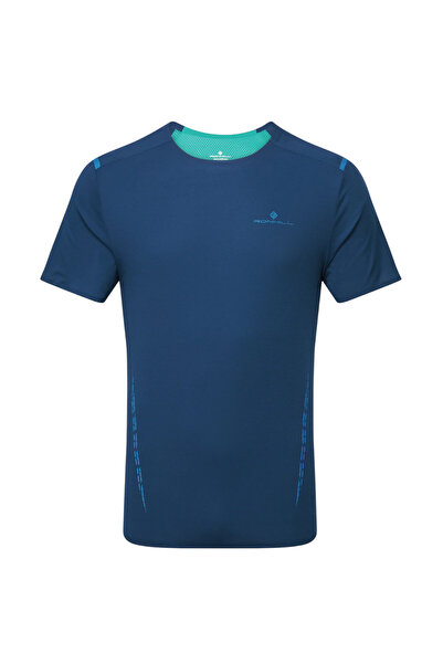 Ronhill Tricou de alergare pentru bărbați Tech Race SS 205-Albastru/Bleumarin-S