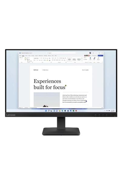 LENOVO Monitor IPS LED 23.8" L24-41, Full HD (1920 x 1080), VGA, HDMI, 100 Hz...